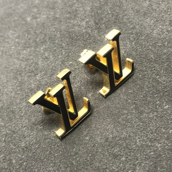 18K Louis Iconic Black Earrings - 图片 2