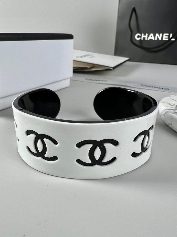 18K CC COCO Cuff Bracelet - Image 3