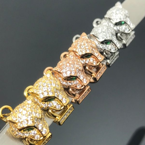 18K Panthère De Diamond Earrings - 图片 6