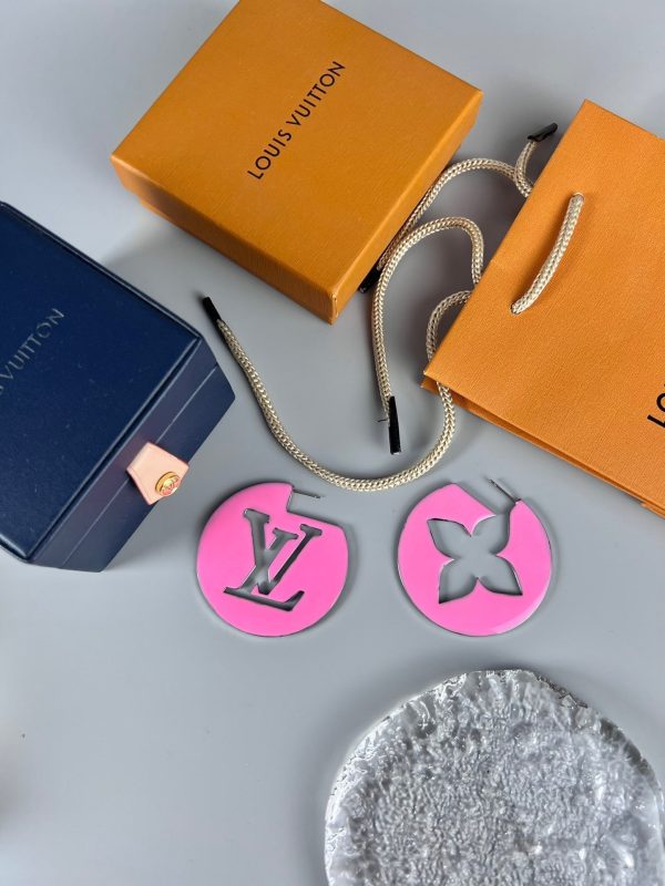18k Louis Perfect Match Pink/Purple Earrings - 图片 2