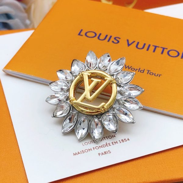 18K Louis Sunflower Brooch - 图片 5