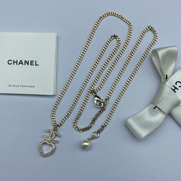 18K CC Heart Chain Necklace - 图片 3