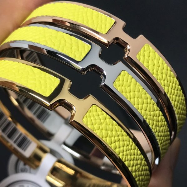 18K Olympe Yellow H Bracelet - 图片 2