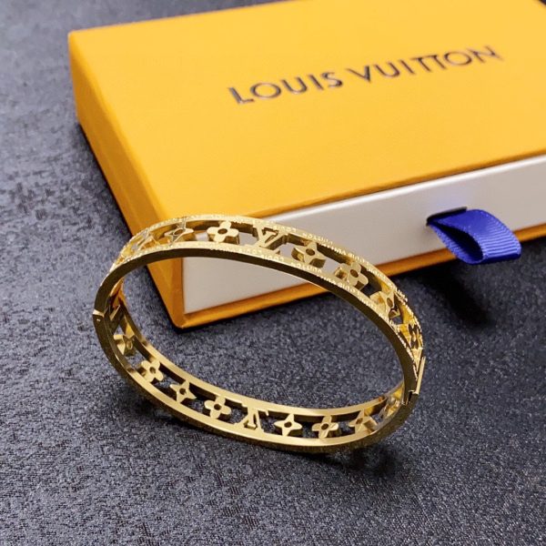 18K Louis Crystal Hollow Bracelet - 图片 3