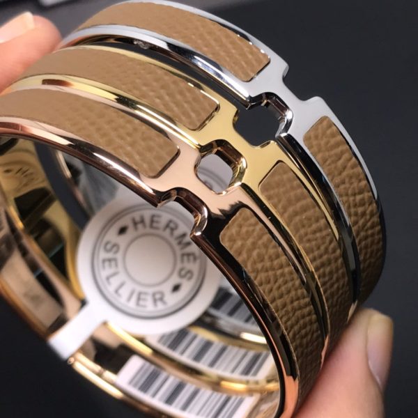 18K Olympe Brown H Bracelet - 图片 2