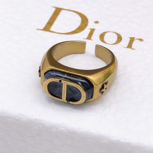 18K CD Vintage Ring - 图片 5