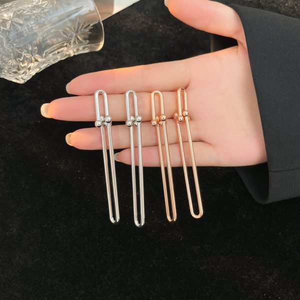 18K T HardWear Link Earrings - 图片 2