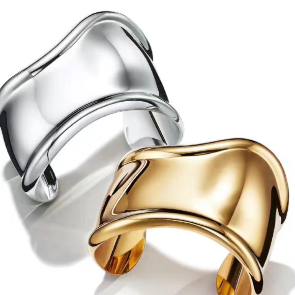 18K T Elsa Peretti Small Bone Cuff Bracelet - 图片 8