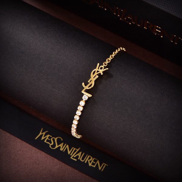 18K Saint Crystals Chain Bracelet - 图片 2
