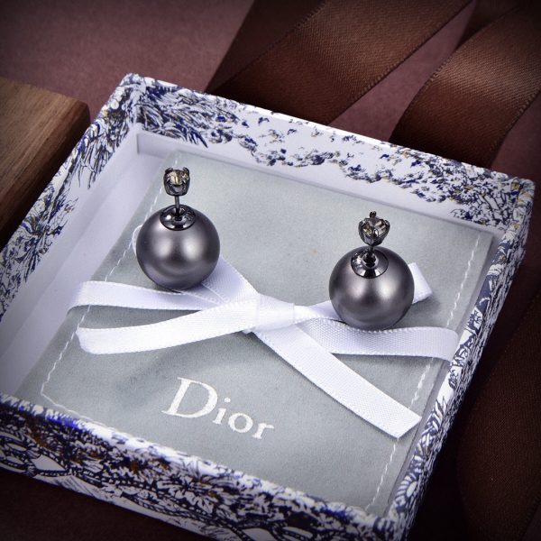 18K CD Tribales Black Earrings - 图片 3