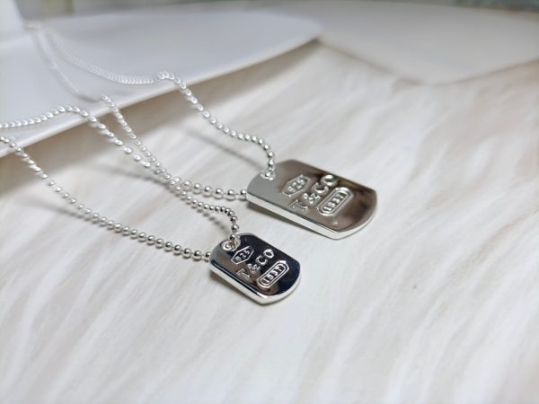 18K T 1837 Tag Pendant Necklace - 图片 5