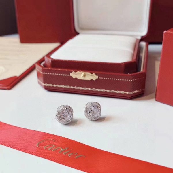 18K Trinity Ruban Earrings - Image 5