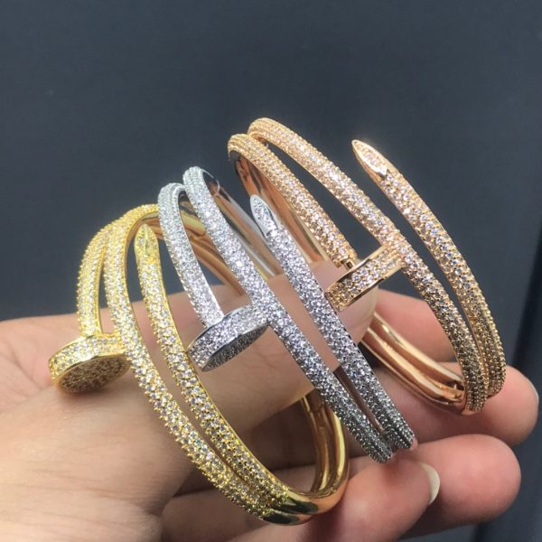 18K Juste Un Clou Diamonds Bracelet - 图片 2