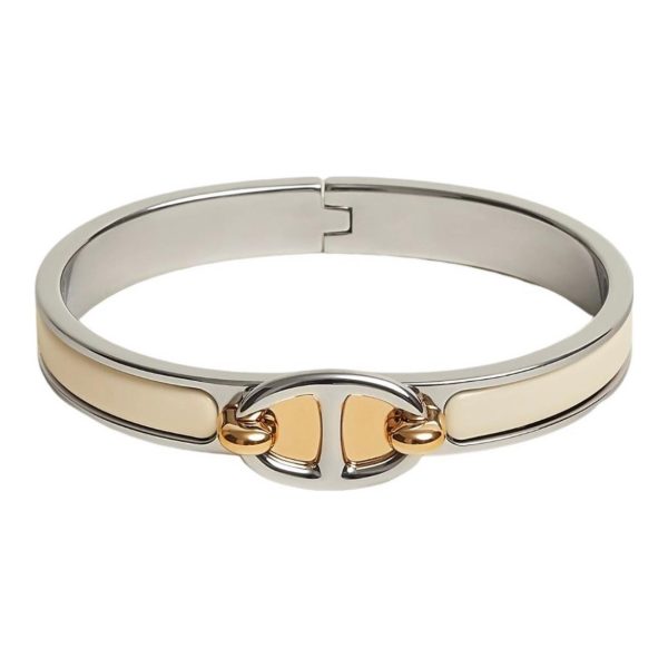 18K Mini Clic Chaîne D'ancre H Bracelet - 图片 2