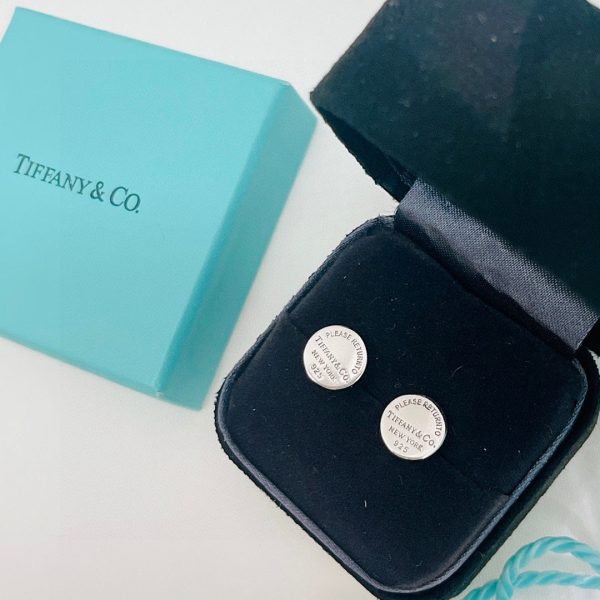 18K Return to Tiffany Circle Stud Earrings - 图片 7