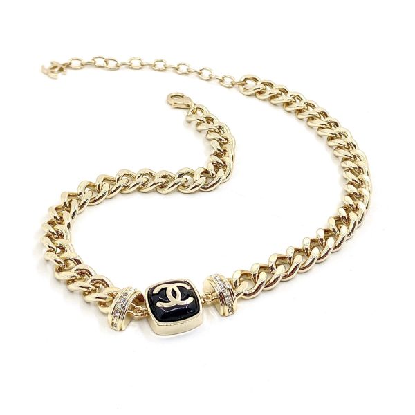 18K CC Diamonds Necklace