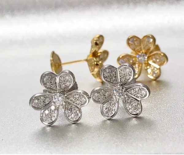 18K Yellow Gold Frivole Small Model Earrings - 图片 7