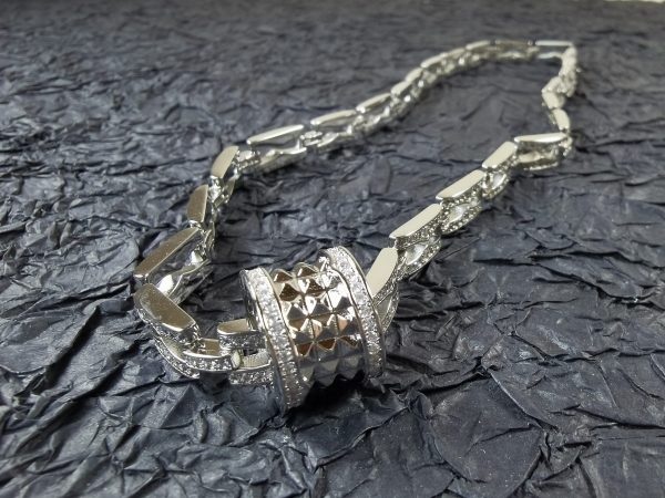 18K B.ZERO1  Diamonds Chain Link Necklace - 图片 6