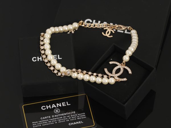 18K CC Pearls Necklace - 图片 2