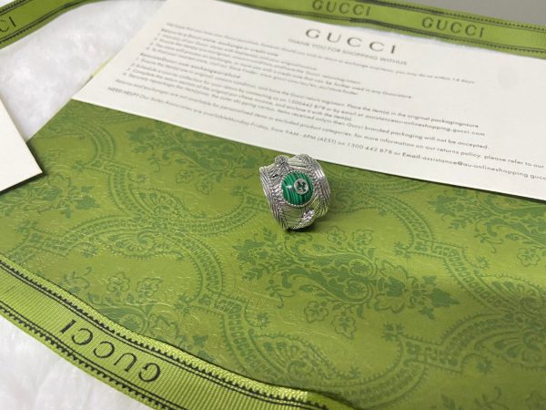 Double G Garden Snake Interlocking G Ring - 图片 7