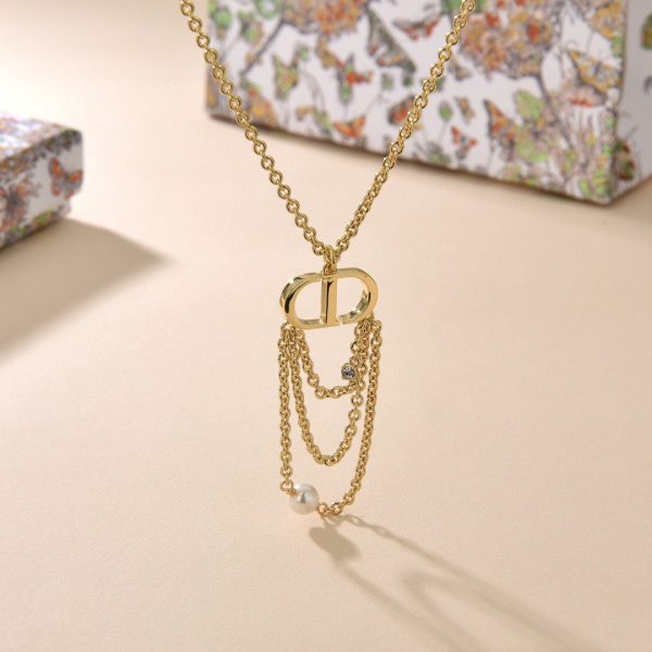 18K CD Chain Necklace - 图片 2