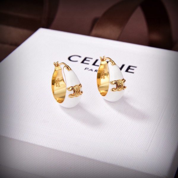 18K Triomphe Pearl Earrings - 图片 2