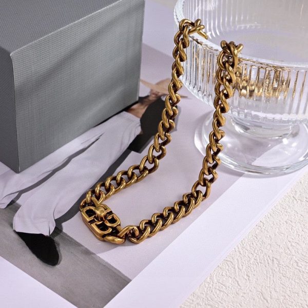 18K BB Monaco Chain Necklace - 图片 10