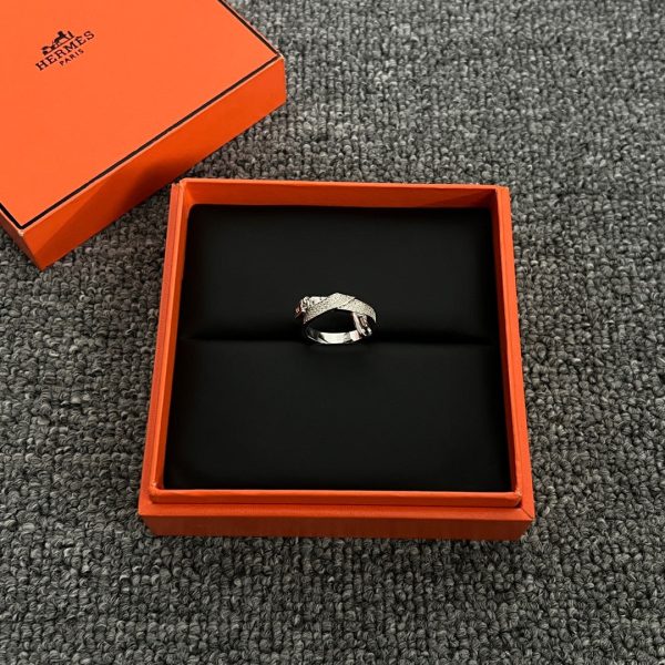18K Kelly Gavroche Diamonds H Ring - 图片 10