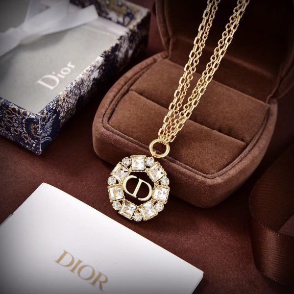18K Petit CD Pearls Necklace - 图片 2