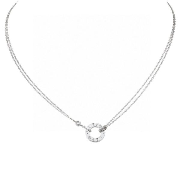 18K Love 2 Diamond Necklace - 图片 7