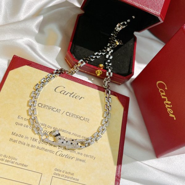 18K Panthère De Diamonds Chain Necklace - 图片 3