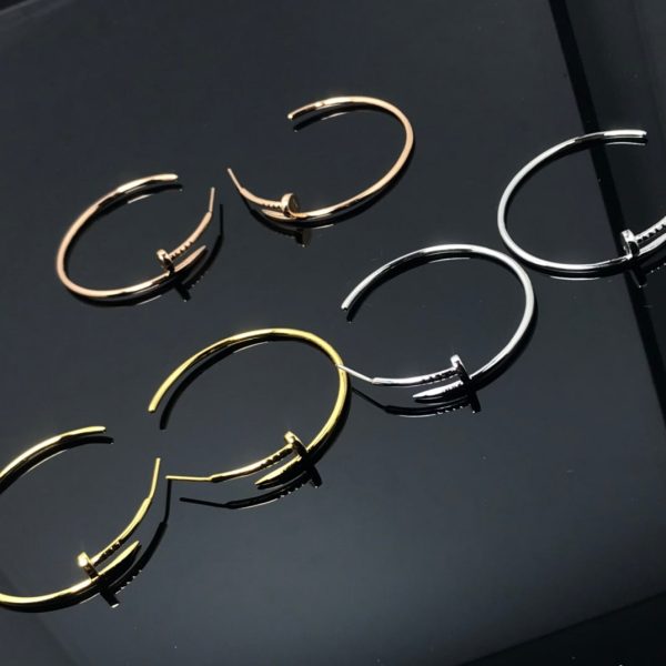 18K Juste Un Clou Large Earrings - 图片 7
