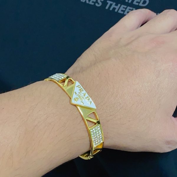 18K Pra Triangle Diamond Bracelet - 图片 2