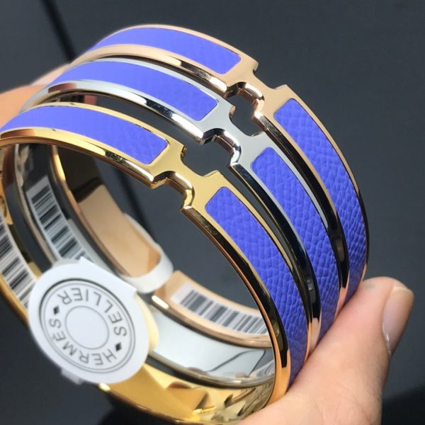 18K Olympe Light Purple H Bracelet - 图片 2