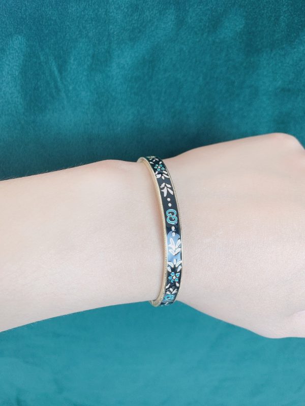 18K Double G Icon Blooms Bracelet - 图片 4