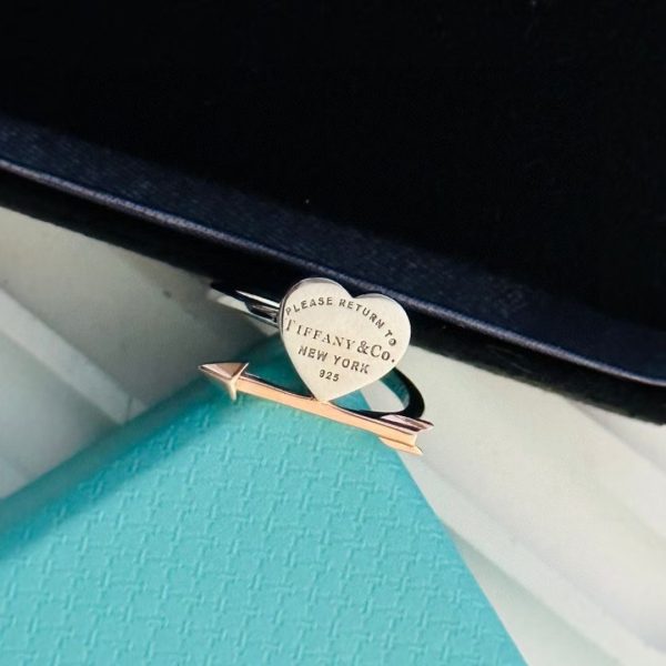 18K Return to Tiffany Lovestruck Heart Tag Ring - 图片 4