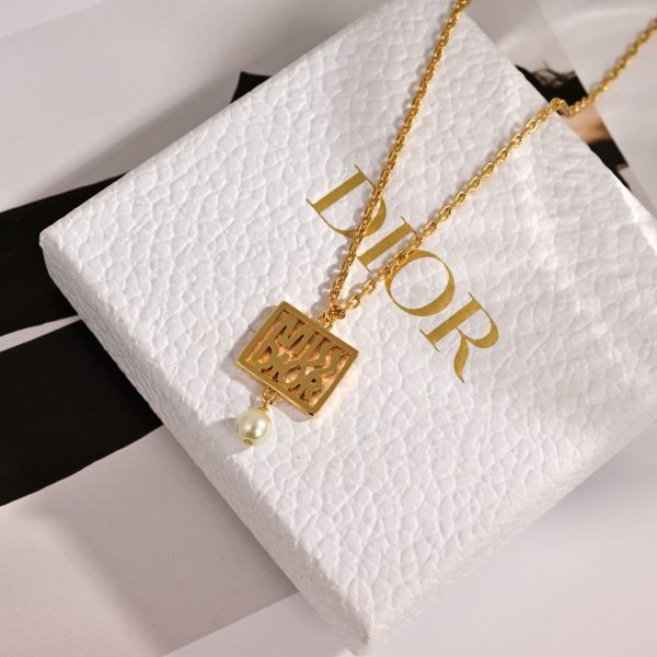 18K CD Miss Necklace - 图片 2