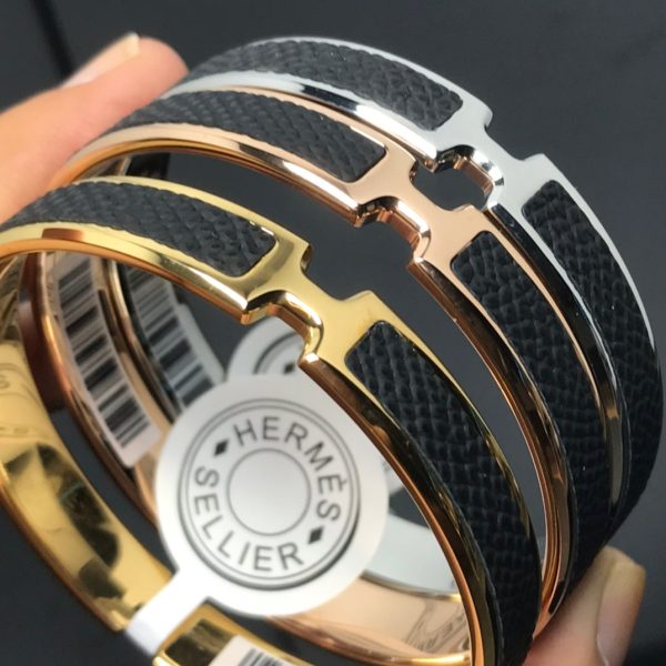 18K Olympe Black H Bracelet - 图片 4