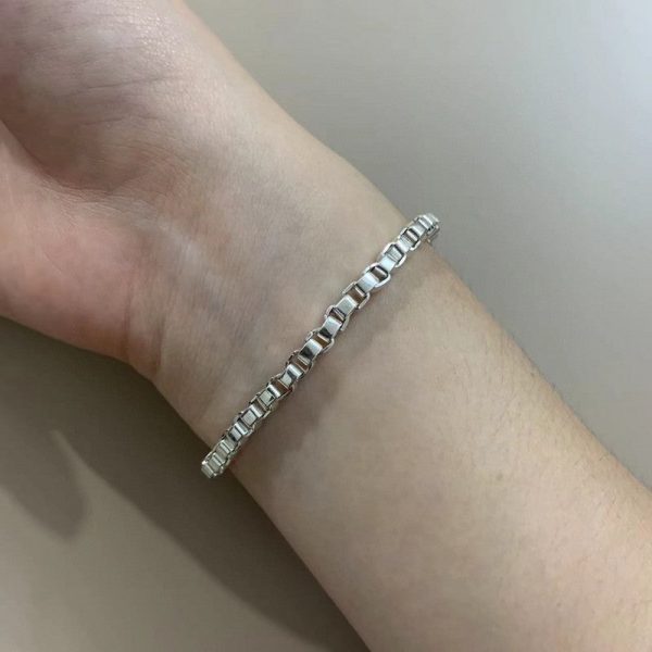18K T Venetian Link Bracelet - 图片 3