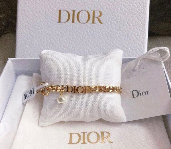 18K CD Revolution Logo Bracelet - 图片 2