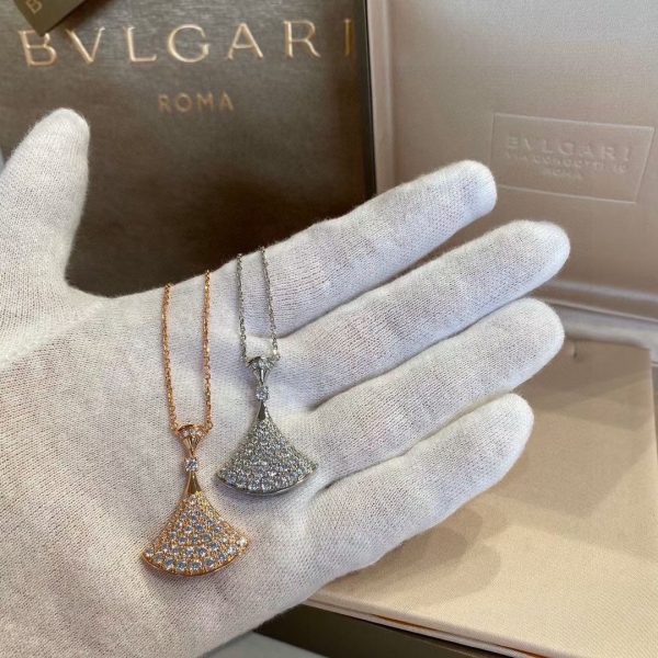 18K BV Divas' Dream Pavé Diamond Necklace - 图片 2