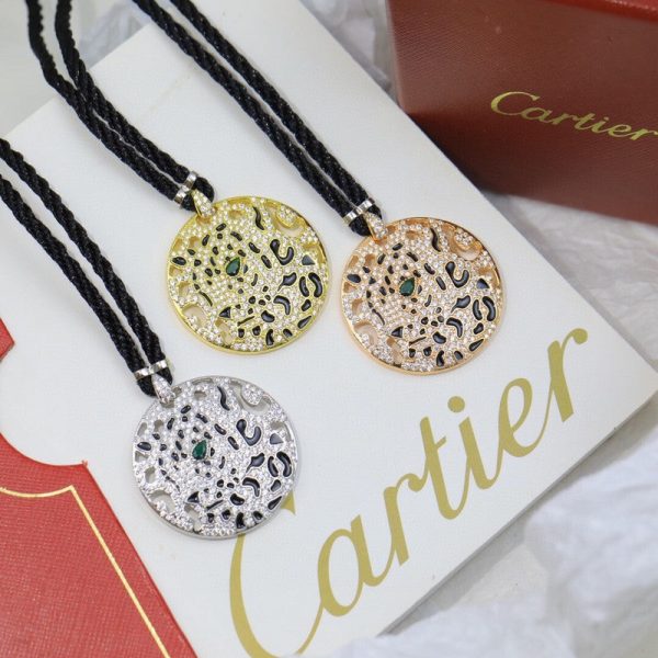 18K Panthère De Diamond Necklace