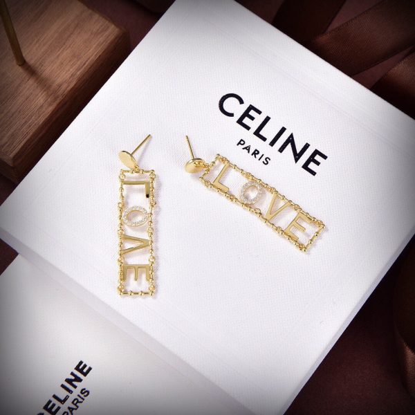 18K Triomphe LOVE Diamonds Earrings - 图片 3