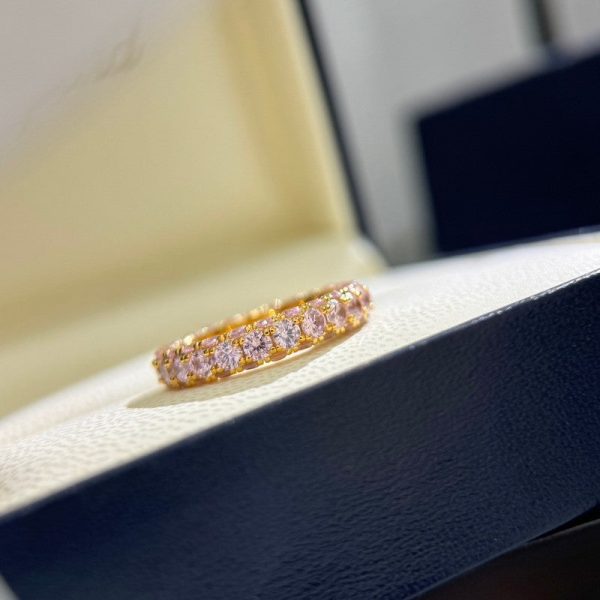 18K T Pink Crystal Ring - 图片 3