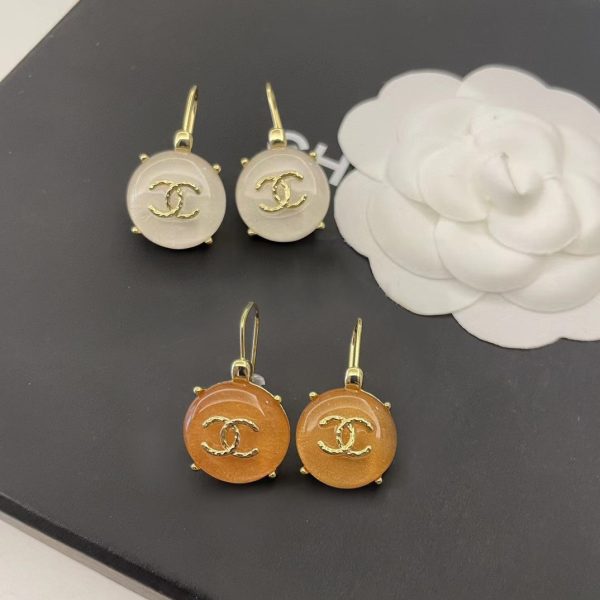 18K CC Crystals Earrings - 图片 6