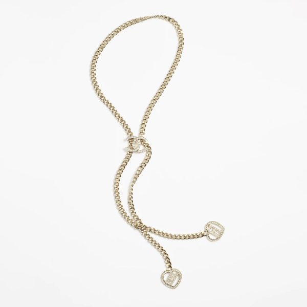 18K CC Heart Chain Necklace