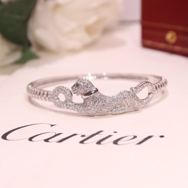18K Panthère De Diamonds Bracelet - 图片 2