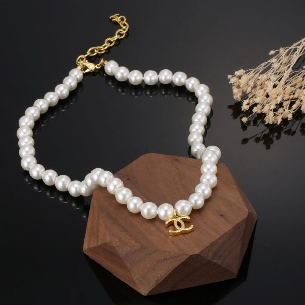 18K CC Pearls Necklace - 图片 2