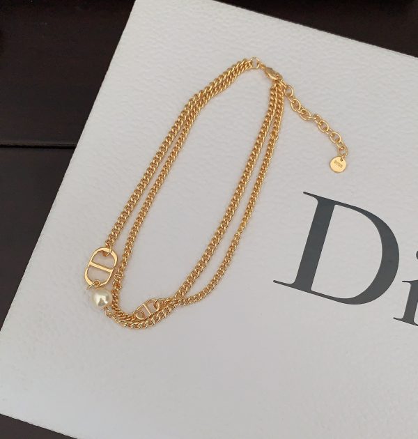18K CD 30 Montaigne Choker Necklace - 图片 4