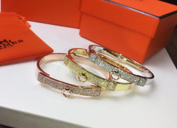 18K Collier De Chien Diamond H Bracelet - 图片 7